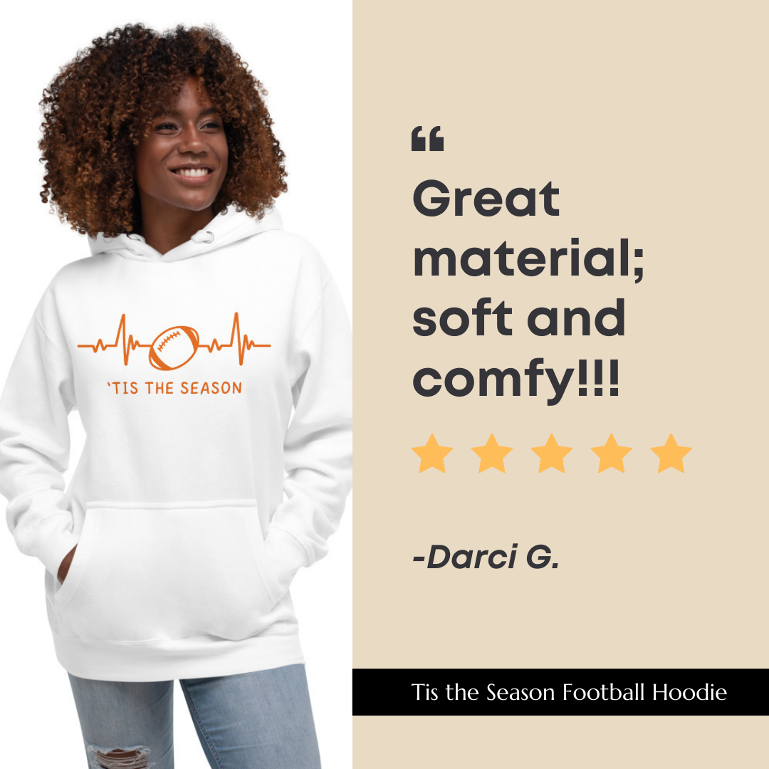 Tis the Season Football Hoodie