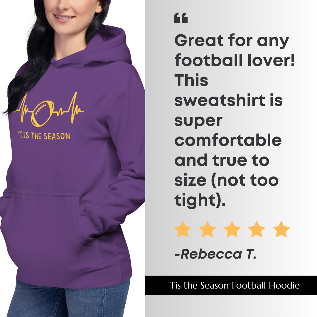 Tis the Season Football Hoodie