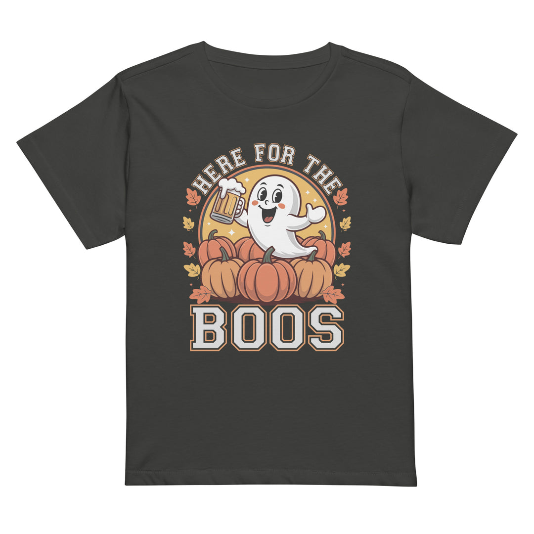 Here for the Boos Halloween Mid-Length Tee