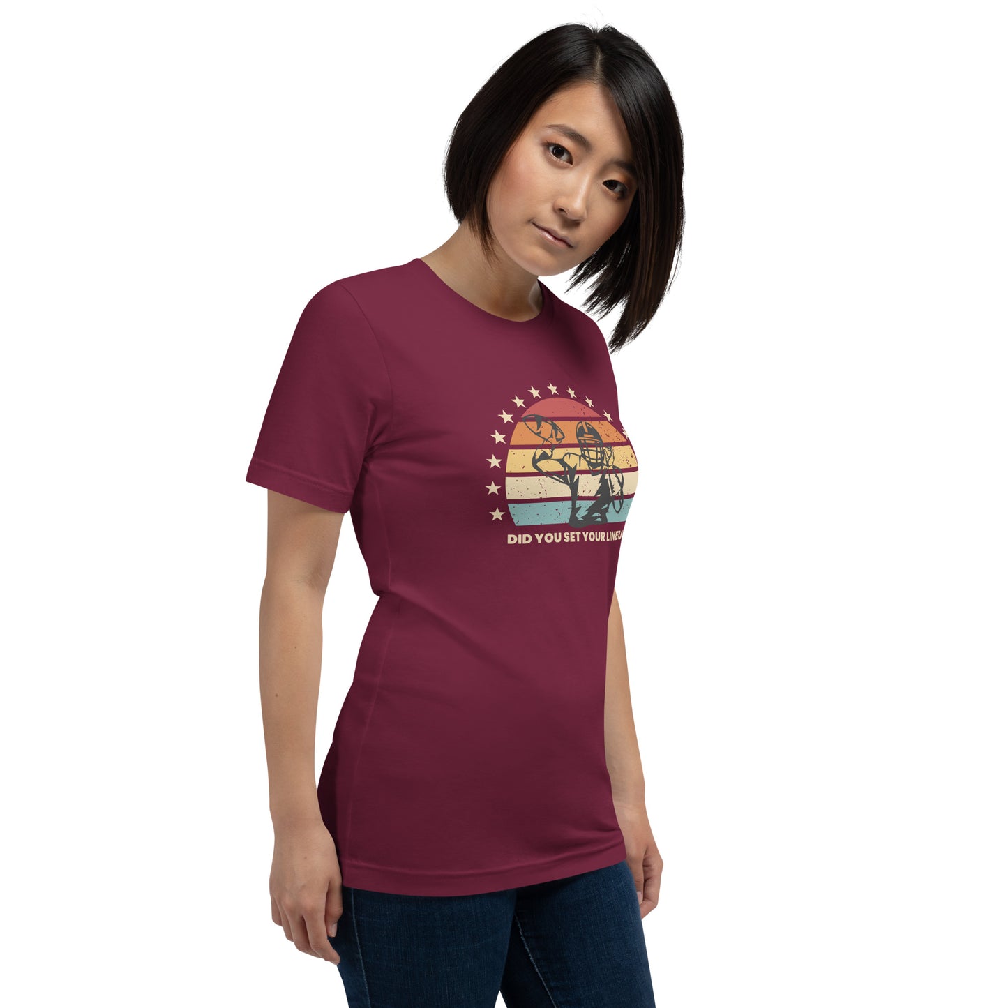 Set Your Lineup Fantasy Football Tee: Bold Color Palette