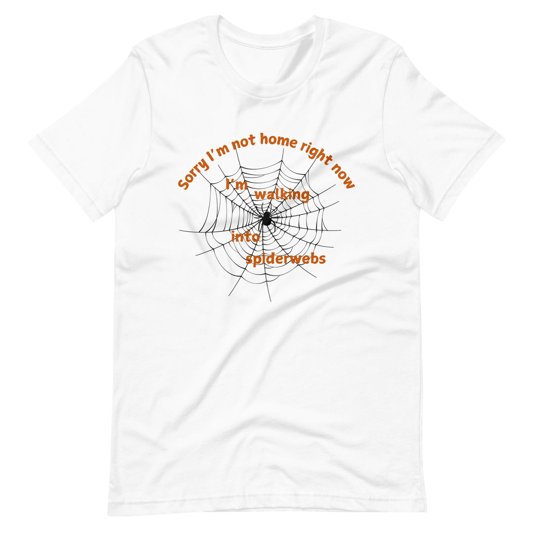 Walking Into Spiderwebs Halloween Tee