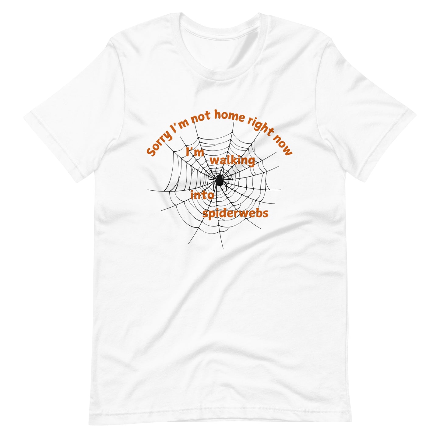 Walking Into Spiderwebs Halloween Tee