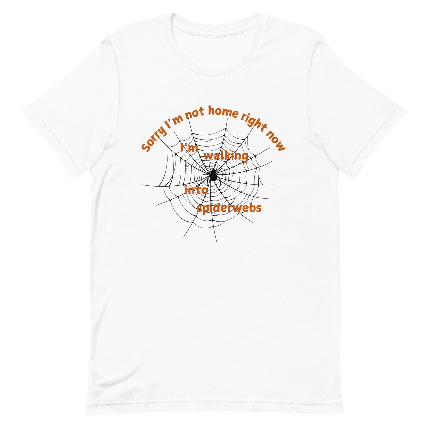 Walking Into Spiderwebs Halloween Tee